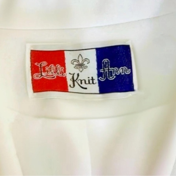 Vintage LILLI ANN San Francisco Rose Polka Dot Coat Size Small - Picture 8 of 10